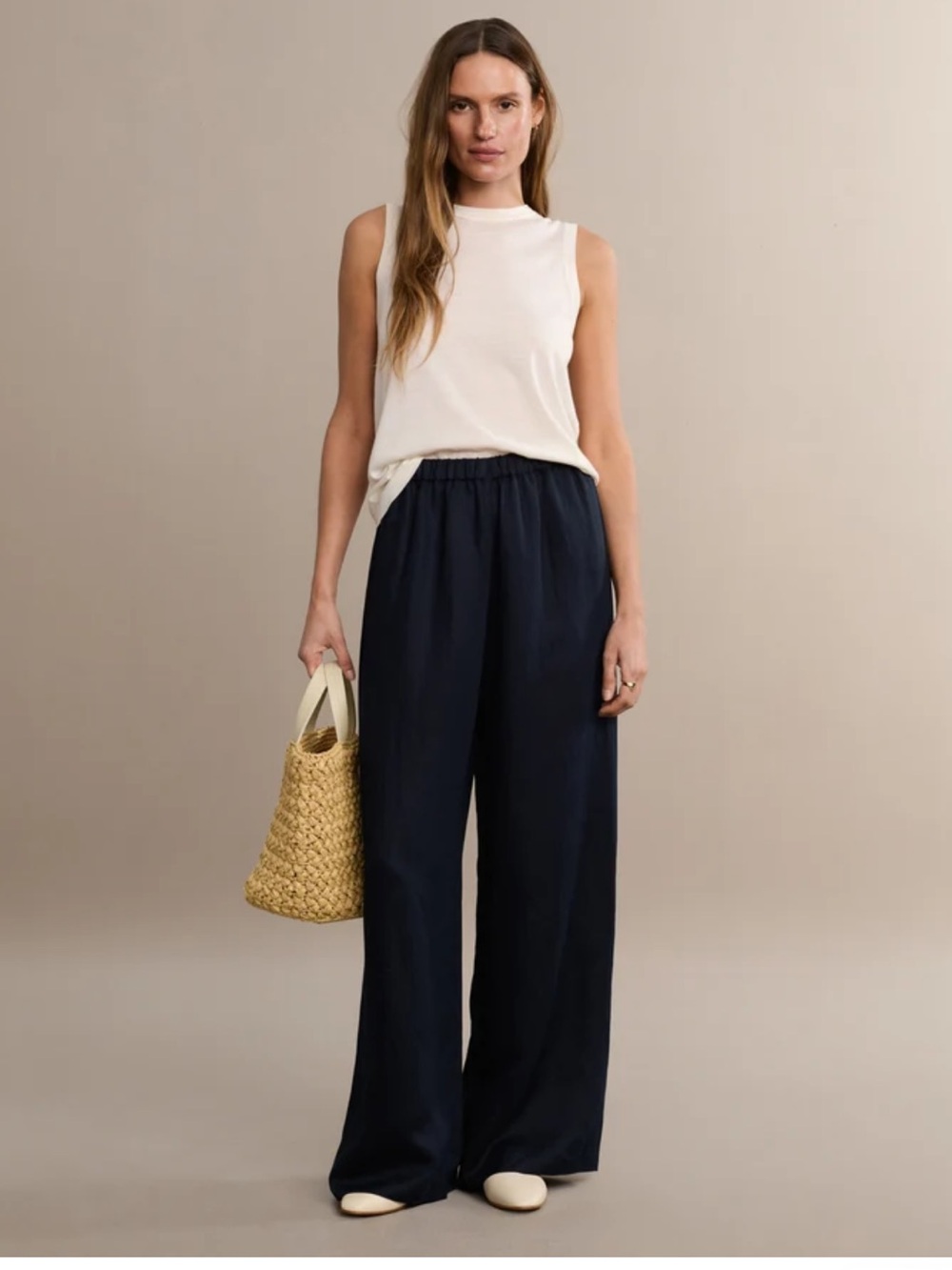 Jenni Kayne Summer Demi Pant Hemmed